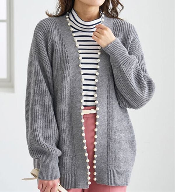 BELLUNA（ベルーナ）の「吸湿発熱ハイネックプルオーバー（カットソー）」｜詳細画像