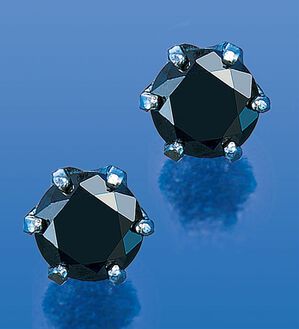 BELLUNA（ベルーナ）の「お買得！プラチナダイヤピアス（イヤリング・ピアス）」｜ブラックダイヤ