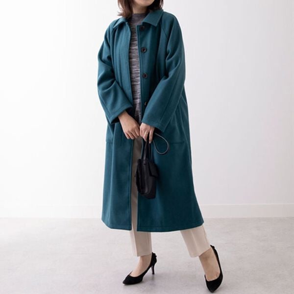 BELLUNA（ベルーナ）の「ウール調ステンカラーロングコート（ロングコート）」｜詳細画像