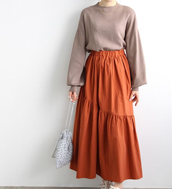 GeeRA（ジーラ）の「ボタン付モチモチニットトップス（ニット・セーター）」｜詳細画像