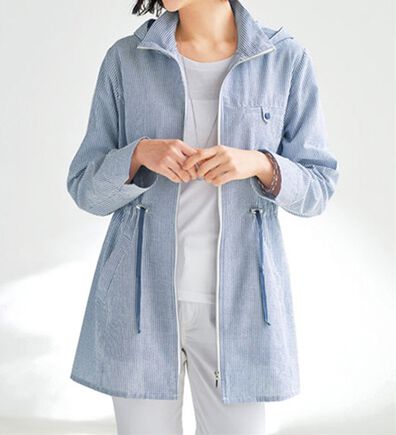 BELLUNA（ベルーナ）の「着るＵＶ対策！綿１００％サマージャケット（ブルゾン）」