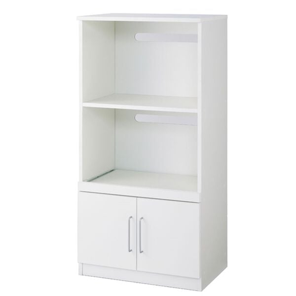 iellio（イエリオ）の「コンパクトキッチン収納シリーズ＜キッチンボード・食器棚・家電収納＞（ラック・棚・本棚）」｜ホワイト