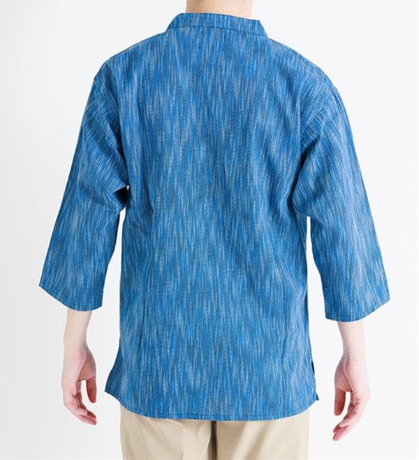 「ざっくり木綿のゆったりリラックスシャツ（メンズシャツ）」｜詳細画像