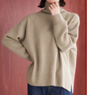 RANAN（ラナン）の「フォックス入りタートルネックニットプルオーバー（ニット・セーター）」｜詳細画像