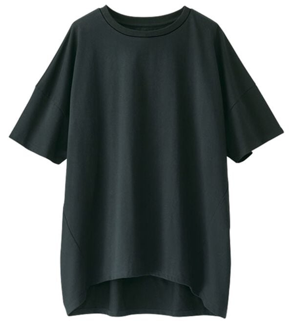 BELLUNA（ベルーナ）の「シュッと体型カバー！コクーンTシャツ（カットソー）」｜詳細画像