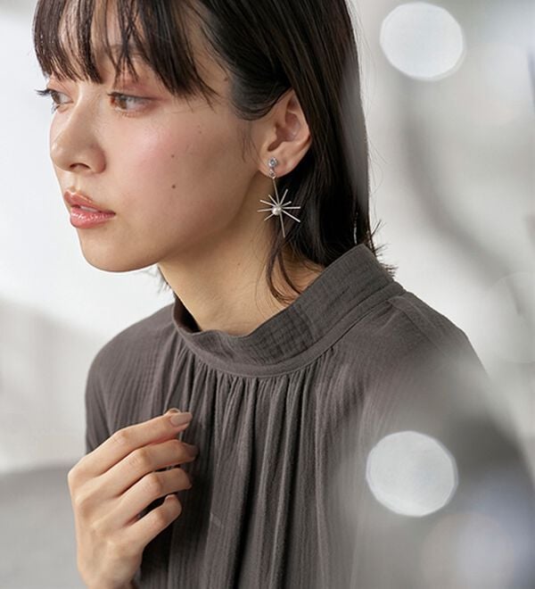 BELLUNA（ベルーナ）の「《ＨｕｇＲｅａｍコットン》ダブルガーゼゆったりワンピース（チュニックワンピース）」｜詳細画像