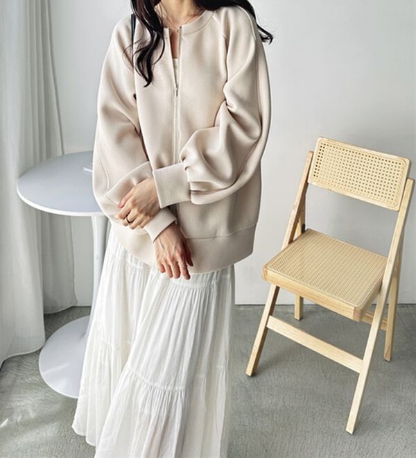 GeeRA（ジーラ）の「前後２ＷＡＹダブルジップスウェット（カットソー）」｜詳細画像