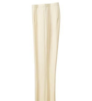 ルフラン（ルフラン）の「日本製すっきりチュニックパンツ（フルレングスパンツ）」｜オフ白