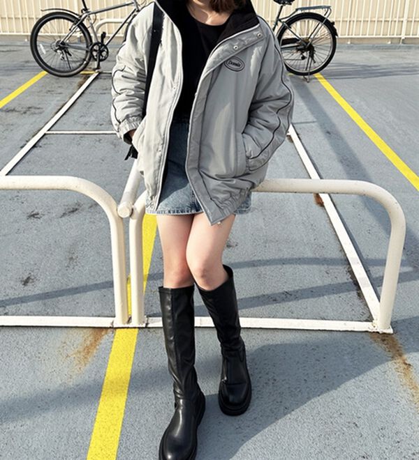 GeeRA（ジーラ）の「パディングラインブルゾン（ブルゾン）」｜詳細画像