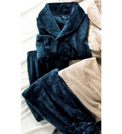 「ふんわり毛布に包まれる幸せの暖かパジャマ（メンズルームウェア）」