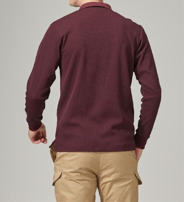 「＜フィラ＞裏起毛ワッフルポロシャツ（メンズポロシャツ）」｜詳細画像