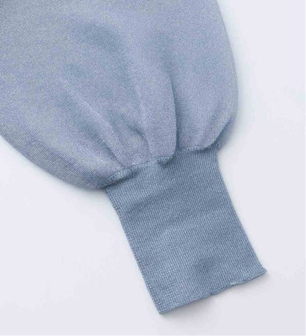 RANAN（ラナン）の「シルバーボタンシアーニットカーデ（ニットカーディガン）」｜詳細画像