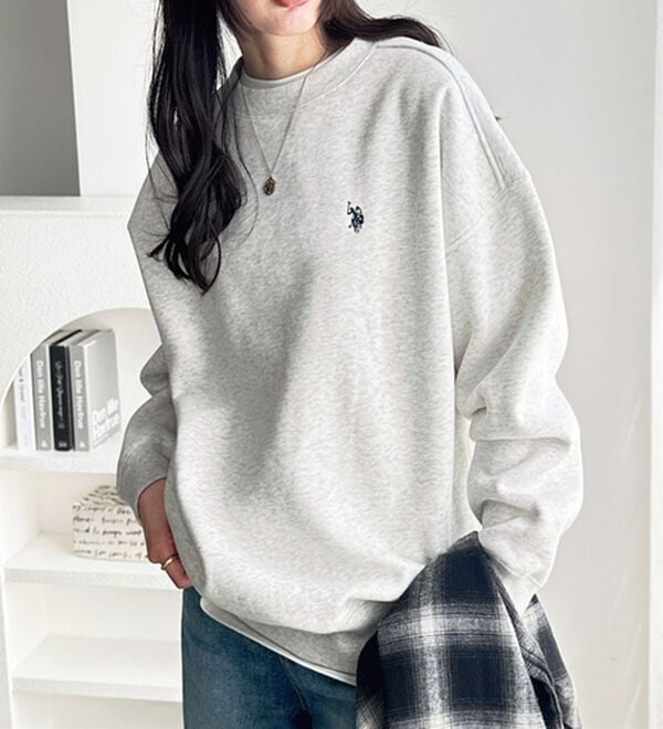 GeeRA（ジーラ）の「【U.S. POLO ASSN.】表ピーチ裏起毛スウェット（トレーナー・スウェット）」｜詳細画像