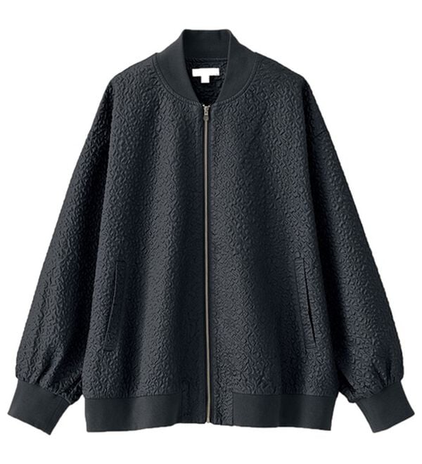 BELLUNA（ベルーナ）の「【Lagrilua】ふくれジャカードブルゾンジャケット（ブルゾン）」｜詳細画像