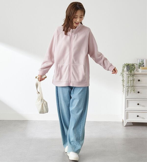 BELLUNA（ベルーナ）の「毎日着られる！快適フリースジップジャケット（その他カーディガン）」｜詳細画像