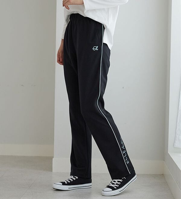 BELLUNA（ベルーナ）の「＜ＥＬＬＥ　Ａｃｔｉｖｅ＞配色ラインジャージパンツ（その他パンツ）」｜詳細画像