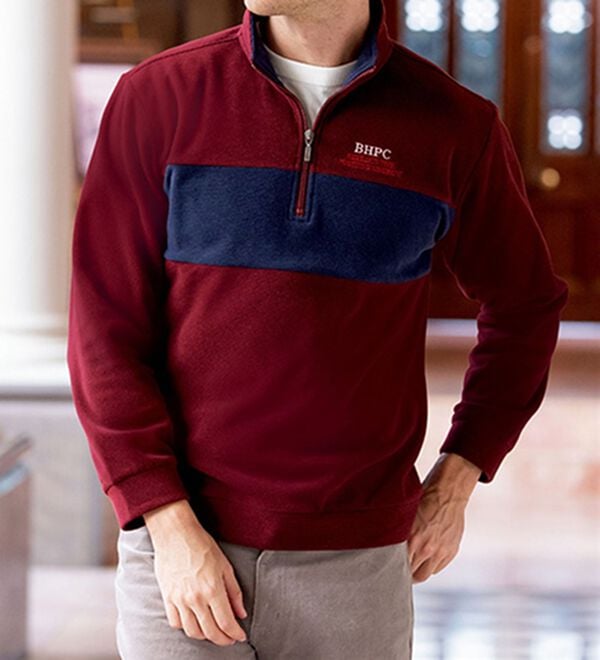 「＜ビバリーヒルズ・ポロクラブ＞刺しゅう入り裏起毛トレーナー（メンズトレーナー）」｜詳細画像