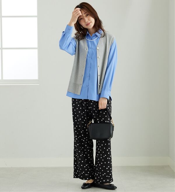 「金ボタン使いニットベスト（ベスト）」｜詳細画像