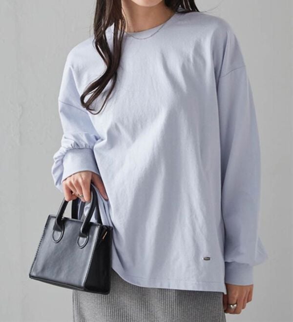 RANAN（ラナン）の「多機能ベーシックオーバーサイズ長袖Tシャツ（Tシャツ）」｜詳細画像
