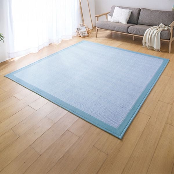 「洗えるウレタン入りヘリンボーンジャカード織ラグ（カーペット）」｜詳細画像