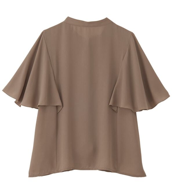 RANAN（ラナン）の「【新色追加】ひんやり！ピンタックフレアー袖ブラウス（ブラウス）」｜詳細画像