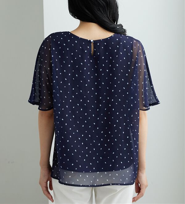 BELLUNA（ベルーナ）の「シフォン素材ドルマンデザインブラウス（ブラウス）」｜詳細画像