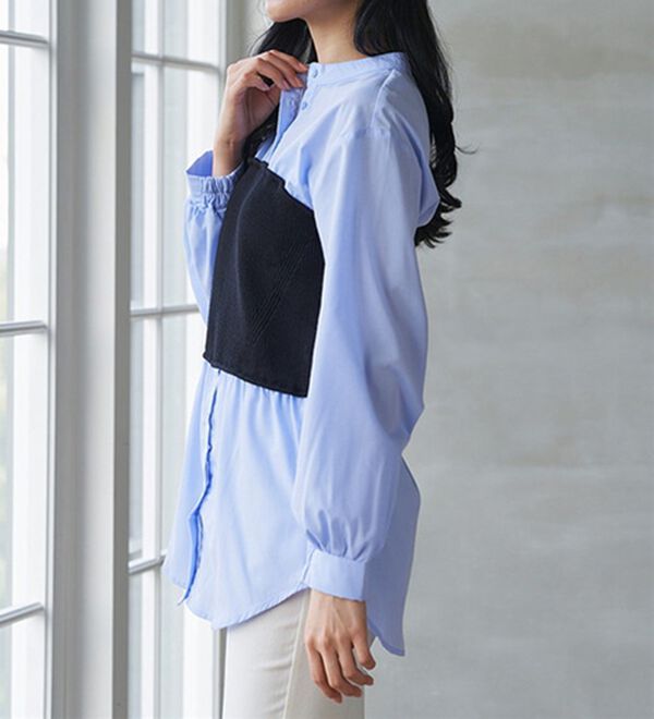 RANAN（ラナン）の「ビスチェドッキングシャツ（シャツ）」｜詳細画像