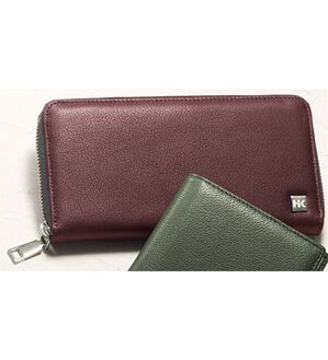 「＜ヒロココシノ・オム・ベーシック＞ソフトレザーラウンド長財布（メンズ財布・パスケース）」｜ブラウン