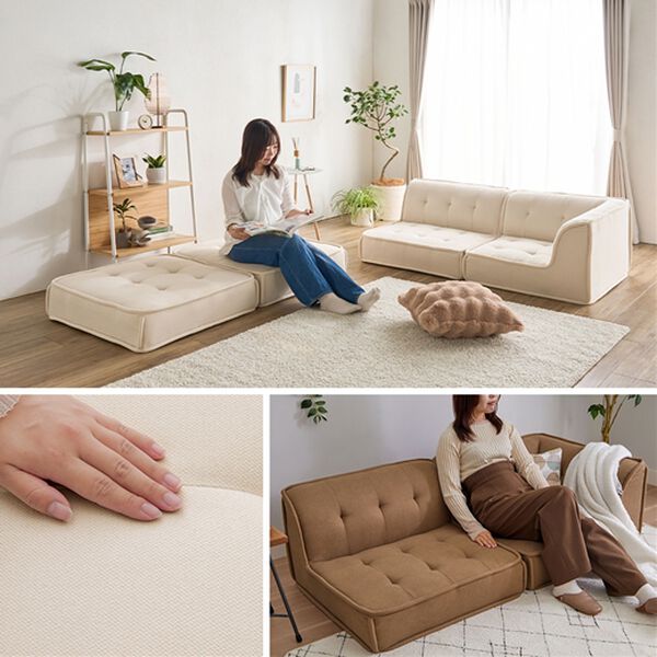 iellio（イエリオ）の「ボリュームフロアソファ（ソファ）」｜詳細画像