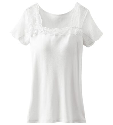 LAVIENNE（ラヴィエンヌ）の「＜さらりラボ＞激汗ゲッターレース・カップ付インナー（ブラトップ・カップ付きインナー）」