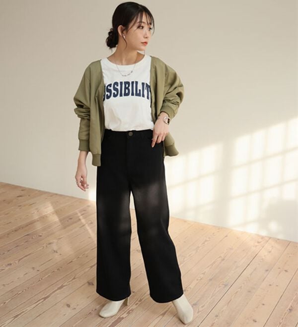 A HAPPY MARILYN（アハッピーマリリン）の「【Ｍ～７Ｌ】＜新色追加＞美脚＆美尻が叶う！優勝ワイドパンツ（ワイドパンツ・ガウチョ）」｜詳細画像