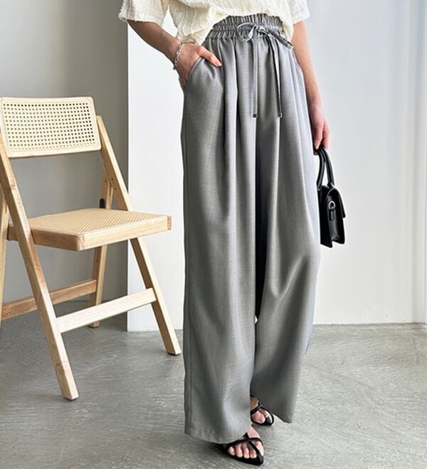 GeeRA（ジーラ）の「【体型カバー】上品なのにラクちんワイドパンツ（フルレングスパンツ）」｜詳細画像