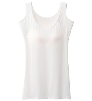 LAVIENNE（ラヴィエンヌ）の「背中フリーカップ付きインナータンクトップ（肌着・インナーウェア）」｜オフホワイト