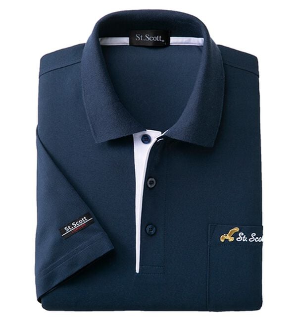 「７ＤＡＹＳブランドポロシャツ（メンズポロシャツ）」｜ネイビー