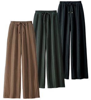 ルフラン（ルフラン）の「【３本組】洗練された佇まい。ジャカードパンツ（フルレングスパンツ）」｜詳細画像