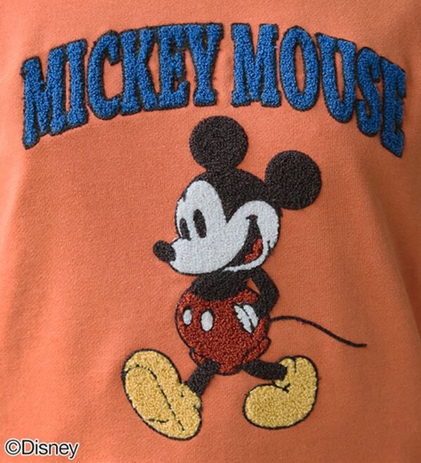 BELLUNA（ベルーナ）の「＜Ｄｉｓｎｅｙ＞【ミッキー】さがら刺しゅう裏毛トレーナー（カットソー）」｜詳細画像