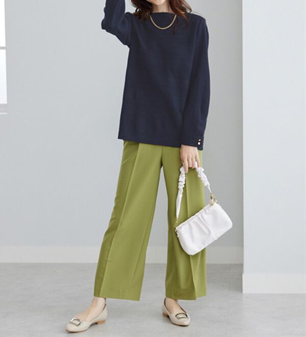 BELLUNA（ベルーナ）の「ラメ入りミラノリブニットプルオーバー（ニット・セーター）」｜詳細画像