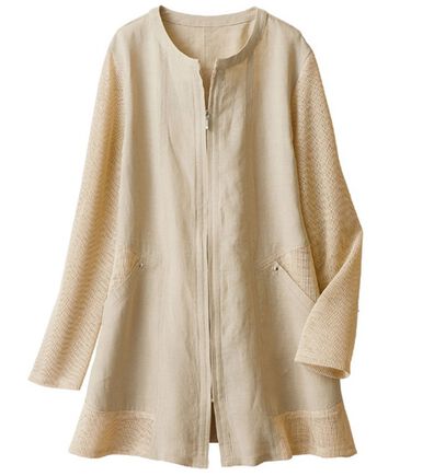 ルフラン（ルフラン）の「麻綿メッシュ切替ジャケット（その他ジャケット）」