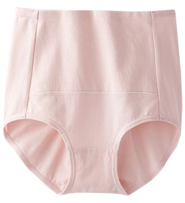 LAVIENNE（ラヴィエンヌ）の「綿９５％のお腹お尻すっぽりショーツ単品（ショーツ）」｜ピンク