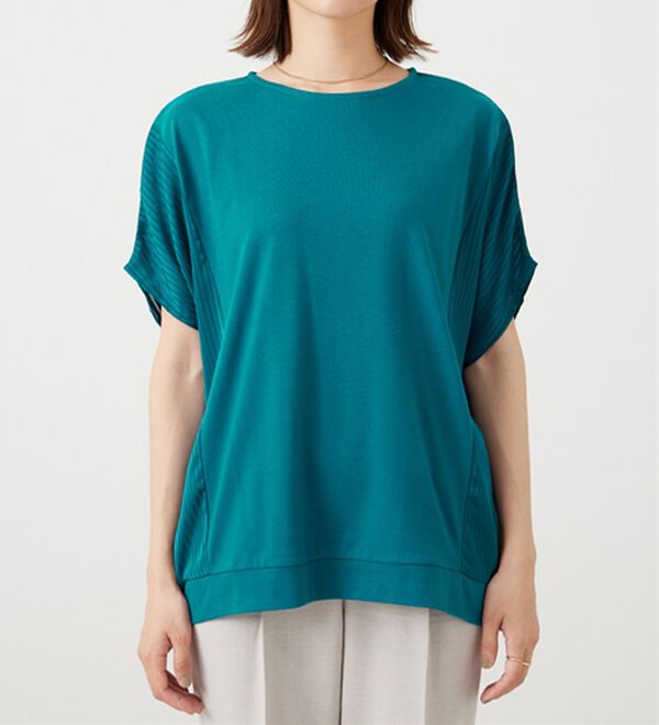 BELLUNA（ベルーナ）の「サイドシャドーストライプ切替チュニック（チュニック）」｜詳細画像