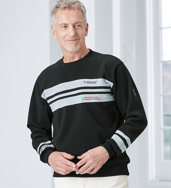 3枚組】＜ダンロップ・リファインド＞毎日活躍大人の柔らかトレーナー  