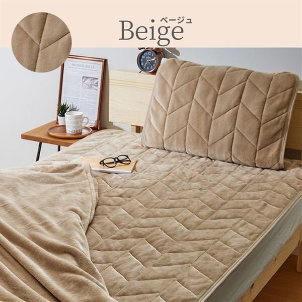 あったかフランネル敷きパッド＜敷パッド・枕パッド・吸湿発熱・抗菌