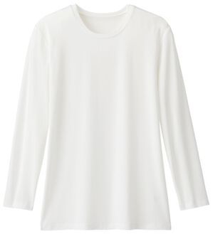 「【３枚組】快適！！オールシーズンインナー（メンズ肌着・インナーウェア）」｜白