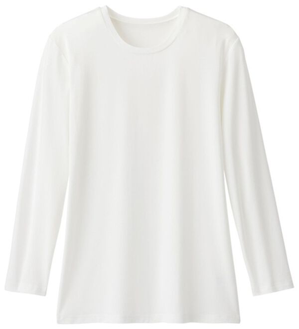 「【３枚組】快適！！オールシーズンインナー（メンズ肌着・インナーウェア）」｜白