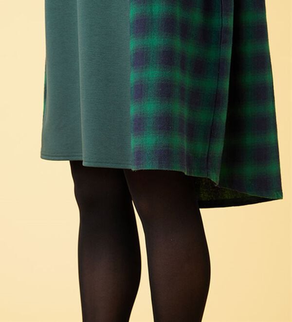 BELLUNA（ベルーナ）の「【Ｌａｇｒｉｌｕａ】チェック切替チュニックワンピース（チュニック）」｜詳細画像