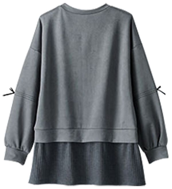 BELLUNA（ベルーナ）の「スエード調リボンモチーフチュニック（チュニック）」｜詳細画像