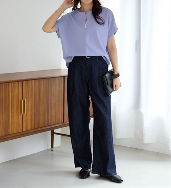 alotta（アロッタ）の「ジップ使いドルマンブラウス（ブラウス）」｜詳細画像