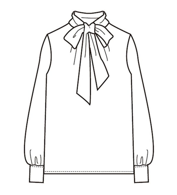 VINNO（ヴィノ）の「楽ケア！タイブラウス&times;ジャンスカセット（ジャンパースカート）」｜詳細画像