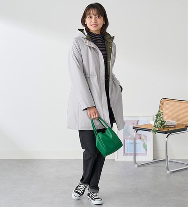BELLUNA（ベルーナ）の「Ａｉｒｙ　＆Ｗａｒｍ　あったか軽量デザインコート（ロングコート）」｜詳細画像