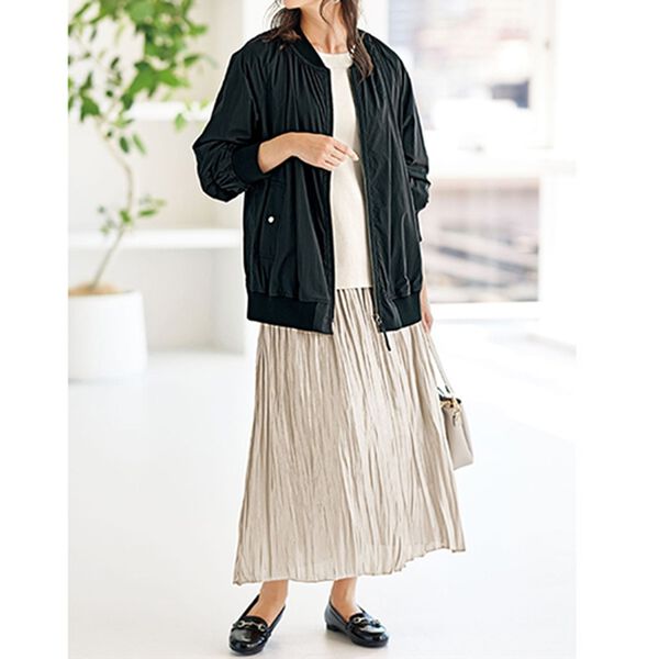 BELLUNA（ベルーナ）の「大人エレガントに決まるロングブルゾン（ブルゾン）」｜詳細画像